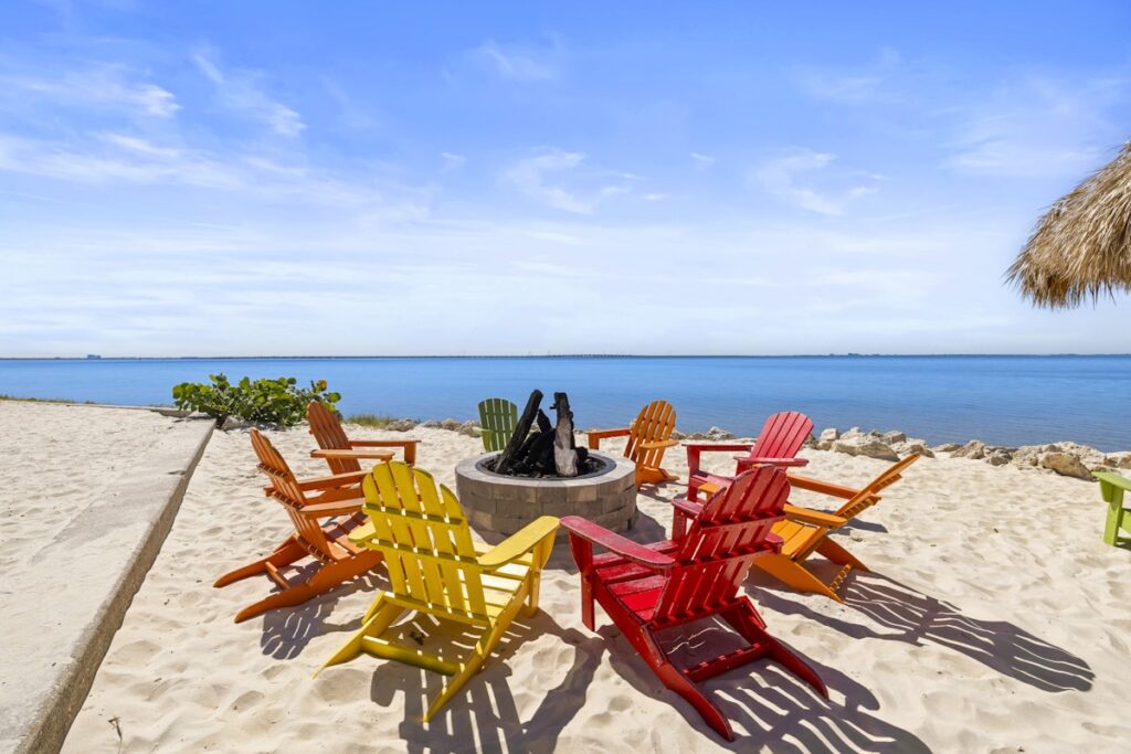 Sailport Waterfront Suites - Relax by the Fire Pit on the Beach