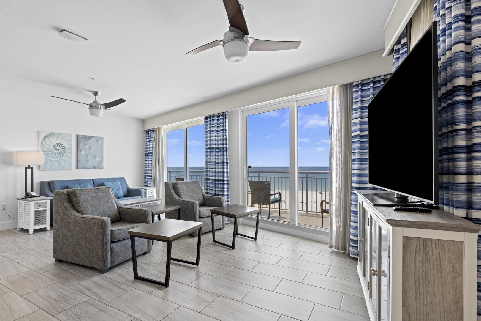 Oceana 3br Gulf Front Penthouse 01 Living Room 
